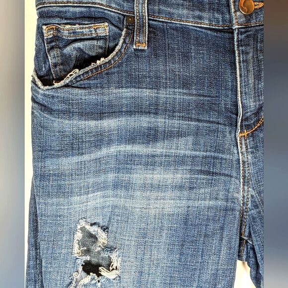 Joe's Gerri Easy Crop Distressed Denim Jeans Size 28 - Picture 4 of 10